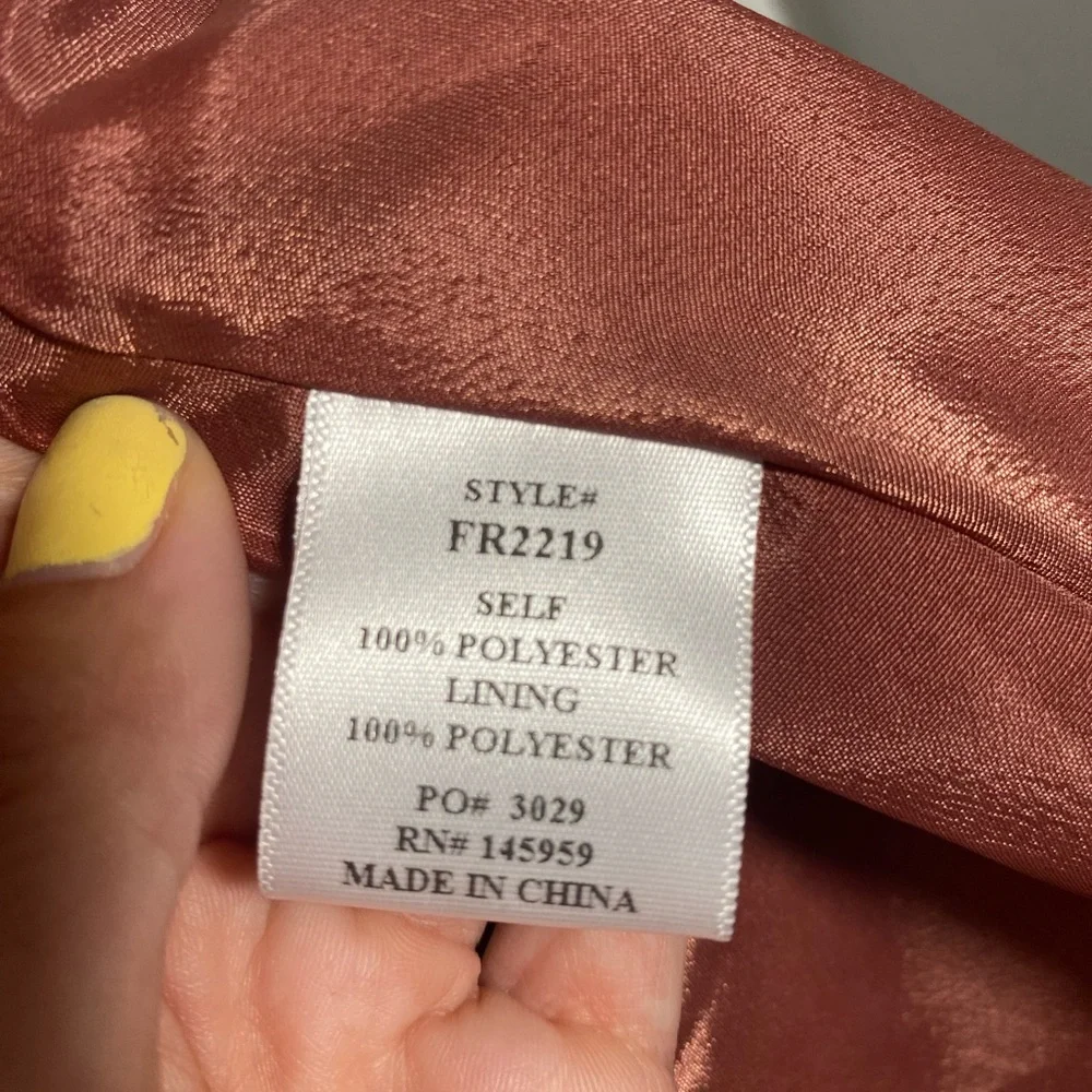 Dress Forum Copper Satin Slip Dress - Picture 11 of 12